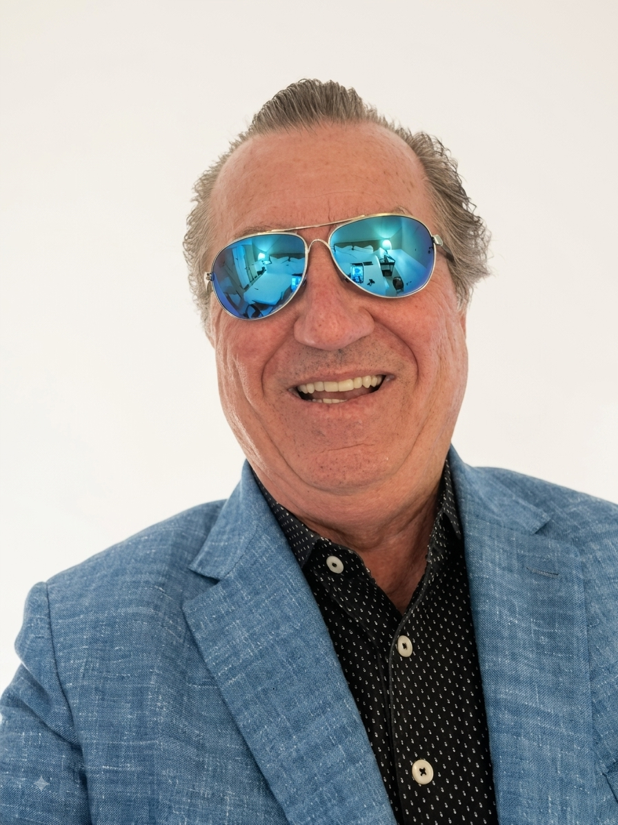 David L. Hand, founder of C9 Consulting, wearing mirrored sunglasses